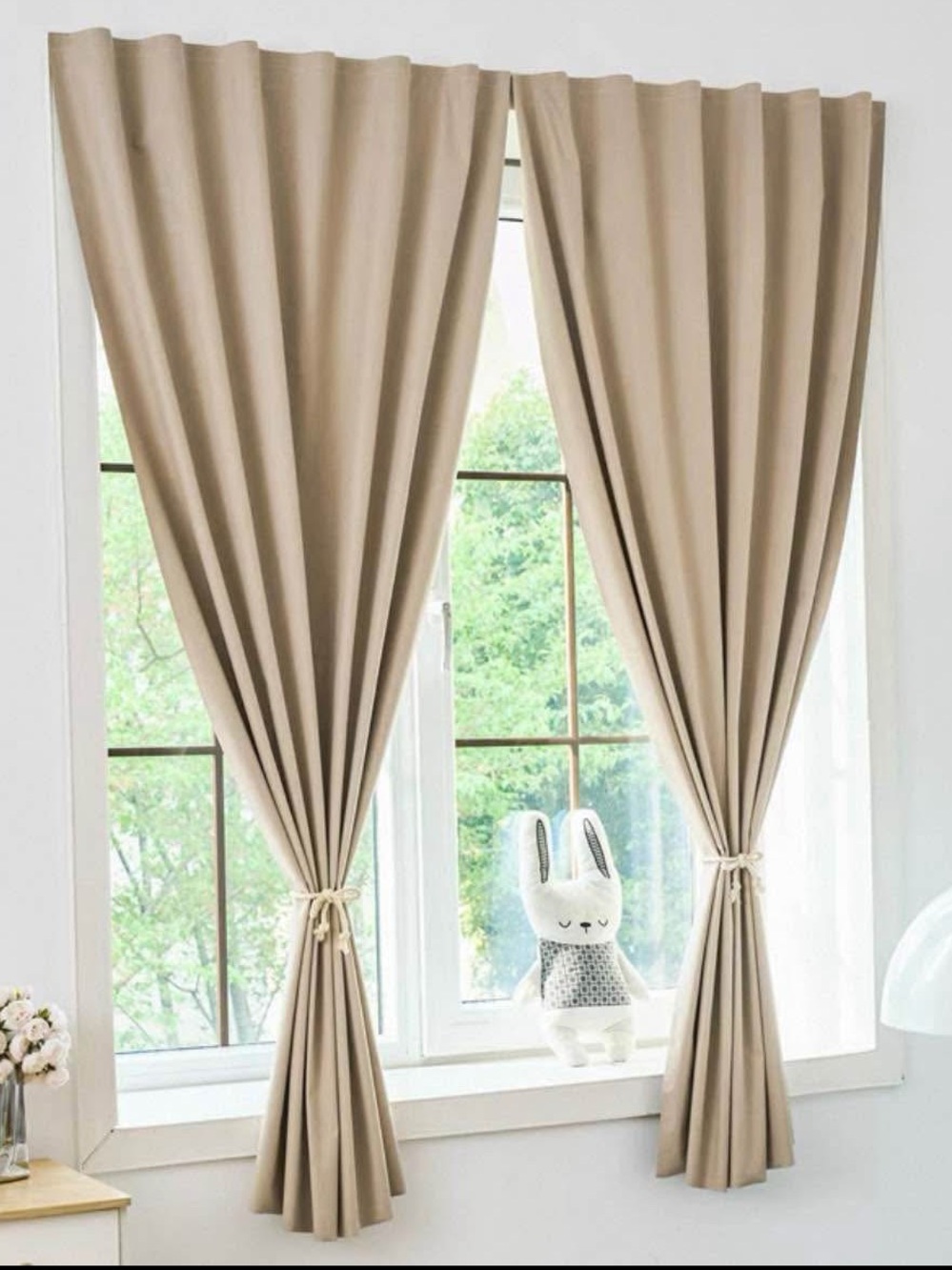 New stick on velcro blackout curtains